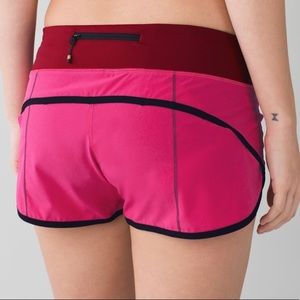 Lululemon Speed Up shorts - pink